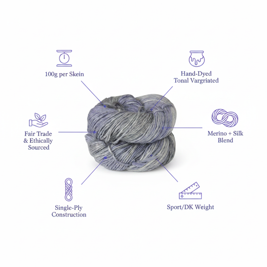 Infographic – Silver Grey Yarn