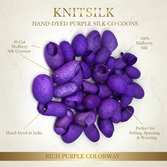 Purple Silk Cocoons Infographic