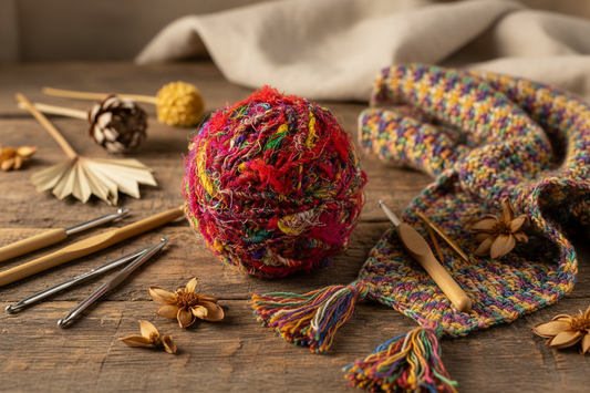 Knitsilk beginner's guide to crochet with silk yarn — hooks, stitches, tension and care for European crafters