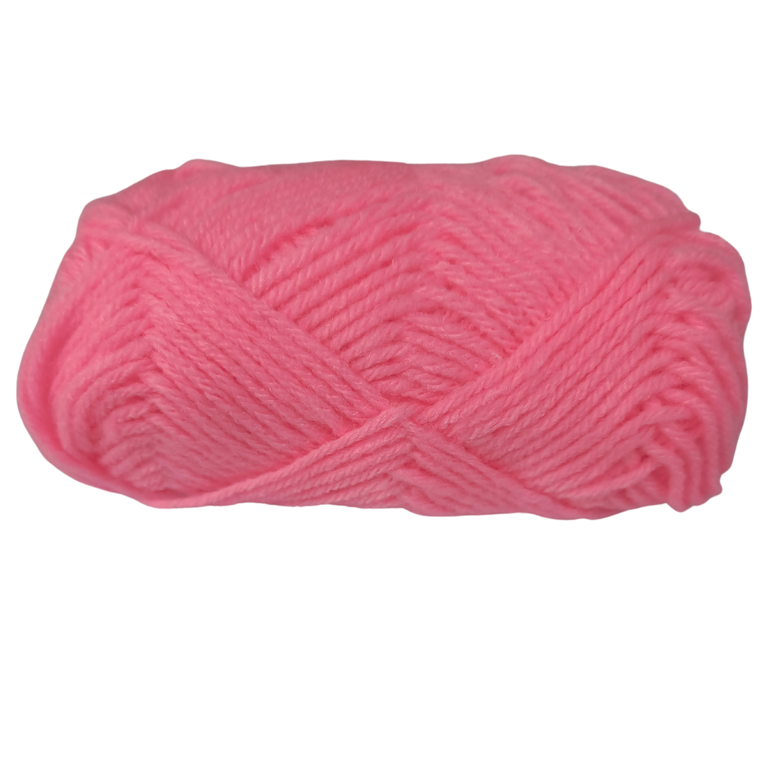 Knitsilk Babysoft – 4‑Ply Acriwool Yarn (Pack of 5, 20g Ball x 250+ Yards Each Ball) | Cotton Candy Kiss