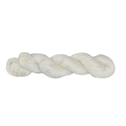 KnitSilk Anamika Combed Lace Weight Silk Yarn – Undyed, 500 Yards / 100g | Knitting, Crochet, Weaving