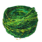 Knitsilk Recycled Sari Silk Yarn - Ocean of Green | 85 Yards | 100g | 1 Gum Ball
