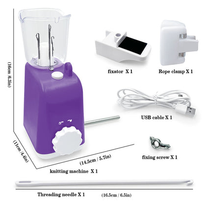 Electric Braiding & Knitting Machine — USB-Powered, Portable DIY Cord & Accessory Craft Tool