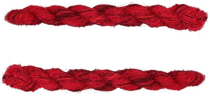 Knitsilk linen yarn, Red