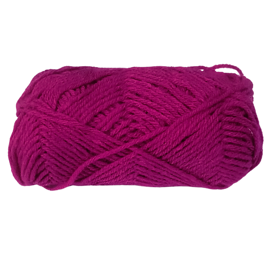 Knitsilk Babysoft – 4‑Ply Acriwool Yarn (Pack of 5, 20g Ball x 250+ Yards Each Ball) | Berry Velvet (Maroon)