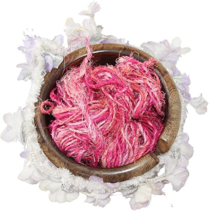 Knitsilk linen yarn, Pink