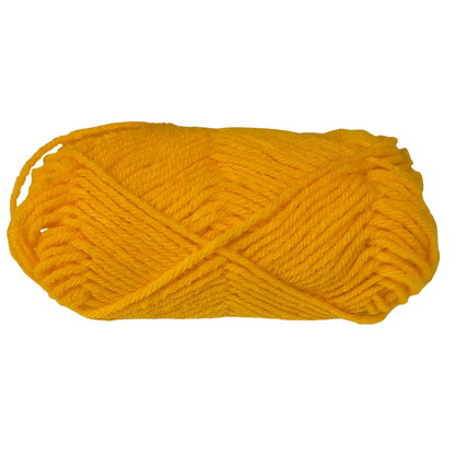 Knitsilk Babysoft – 4‑Ply Acriwool Yarn (Pack of 5, 20g Ball x 250+ Yards Each Ball) | Sunshine Glow (Bright Yellow)