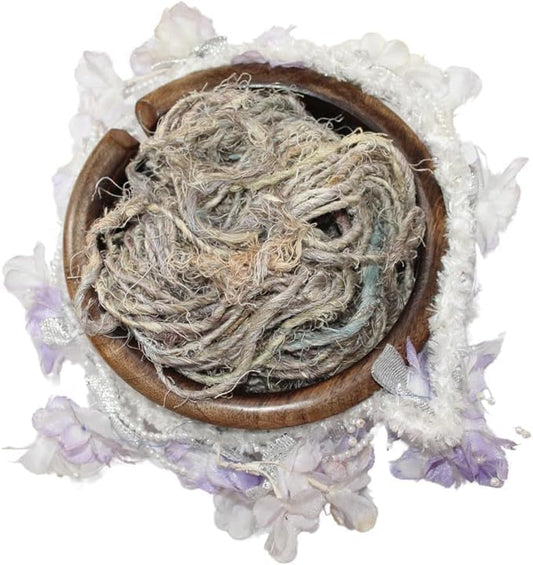 Knitsilk linen yarn, Sea grey