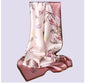 Mulberry Silk Square Scarf — European Style, 88×88 cm, All-Season Luxury
