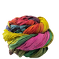 Knitsilk Recycled Sari Silk Ribbon Yarn – Super Bulky | Multicolor | Crochet, Knitting, Embroidery & Jewelry Making | 100g / 30 Yards