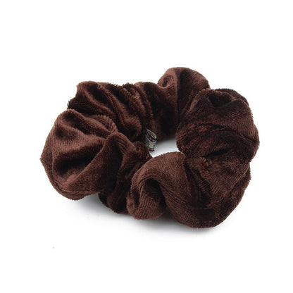 Velvet Scrunchie Hair Band — Soft Ponytail Holder for Women