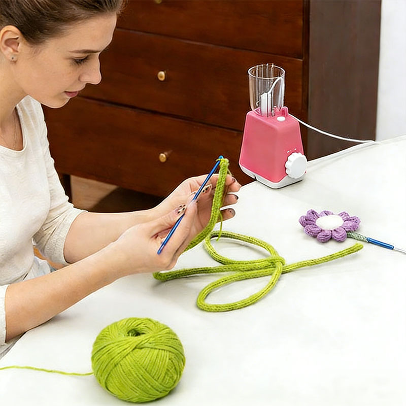 Electric Braiding & Knitting Machine — USB-Powered, Portable DIY Cord & Accessory Craft Tool