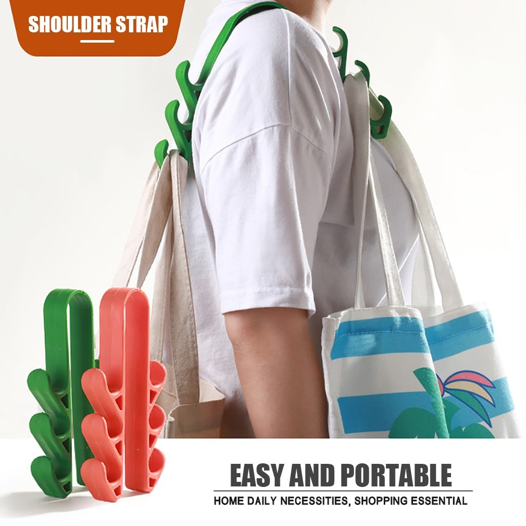 Multi-Purpose Bag Carrier Hook — Labour-Saving Shopping Handle
