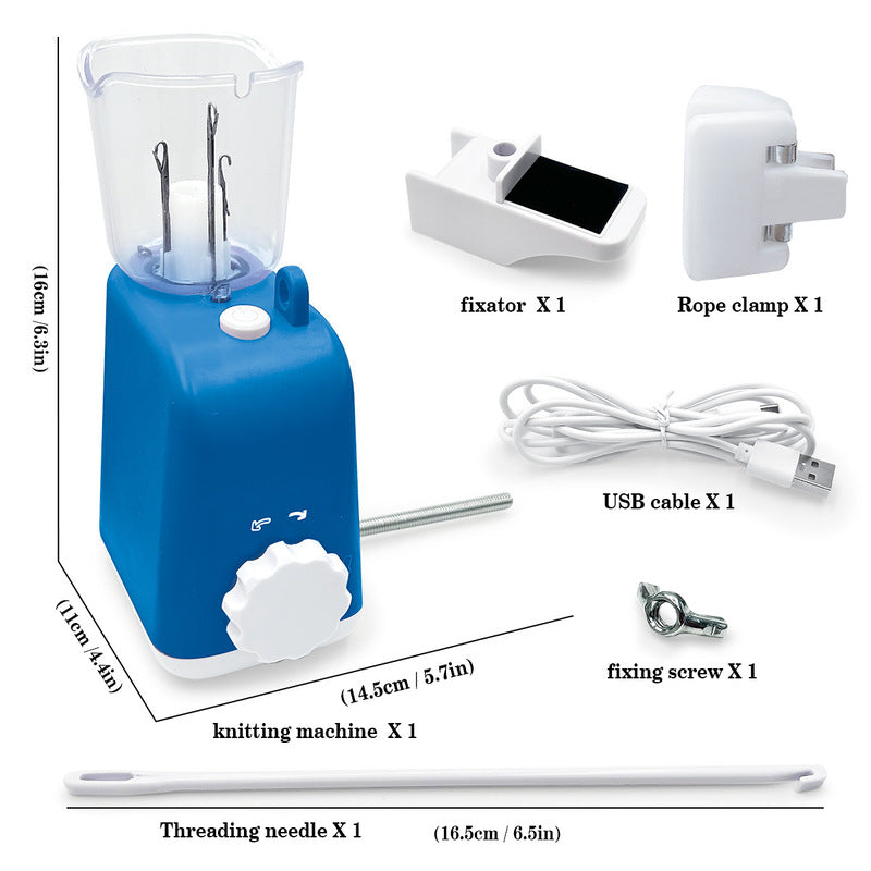 Electric Braiding & Knitting Machine — USB-Powered, Portable DIY Cord & Accessory Craft Tool