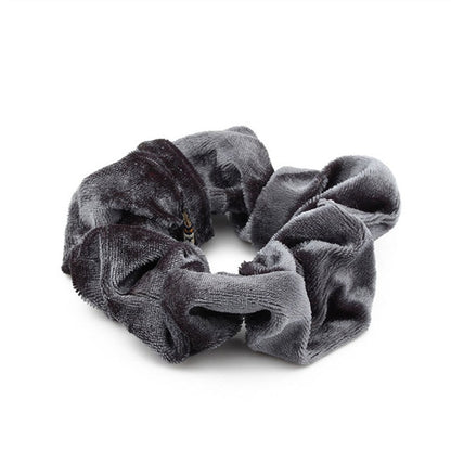 Velvet Scrunchie Hair Band — Soft Ponytail Holder for Women