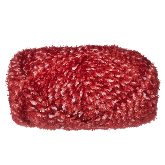 Knitsilk SoftySpark Super Bulky ShimmerTwist Yarn 100g | Ruby Glimmer (Red)