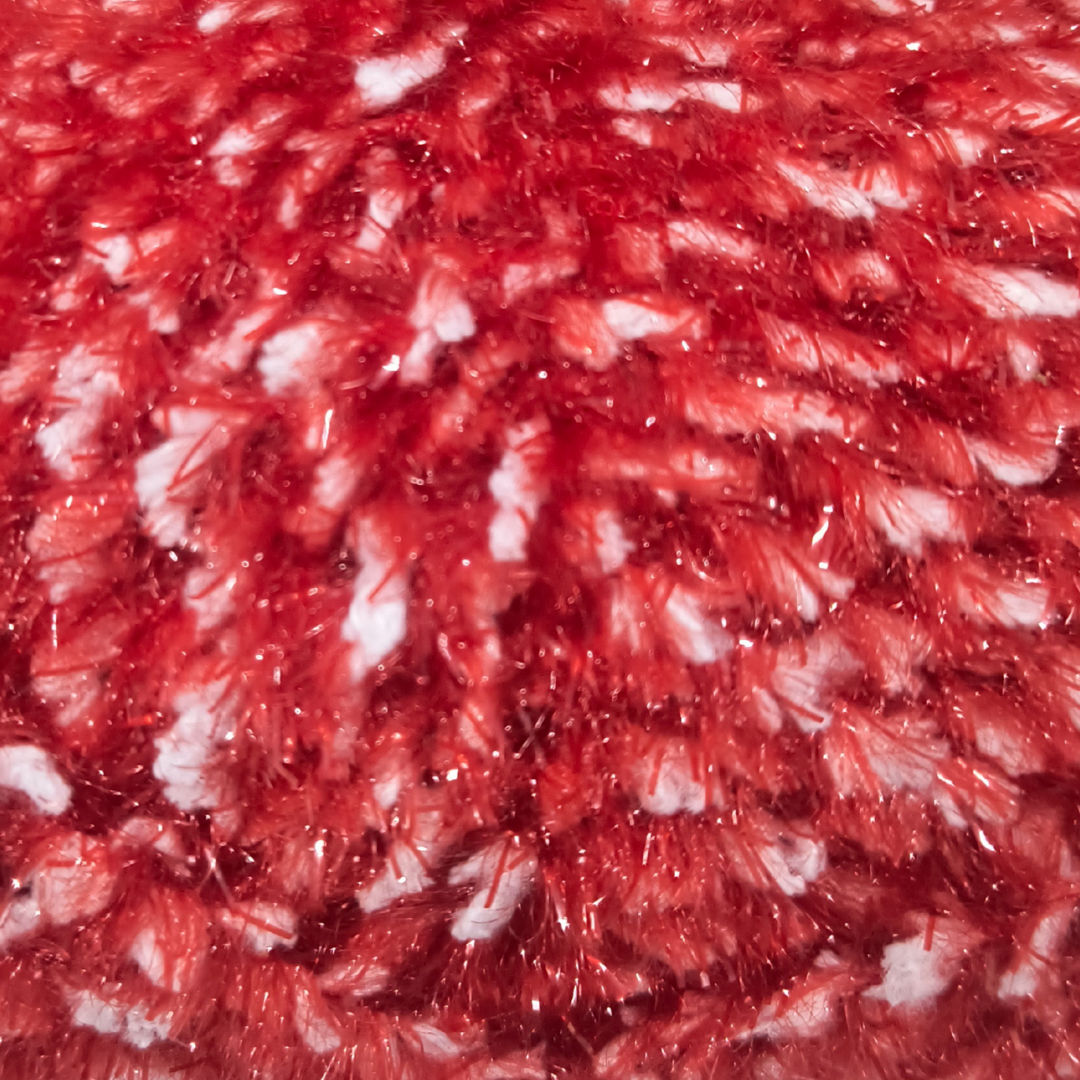 Knitsilk SoftySpark Super Bulky ShimmerTwist Yarn 100g | Ruby Glimmer (Red)