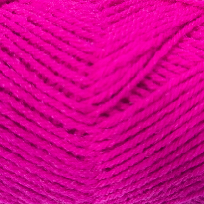Knitsilk Acrowool – Premium Acrylic Yarn, 4 Ply (4 × 8nm), 100g Ball (200 Yards+), Wool-Like Softness | Hotpink