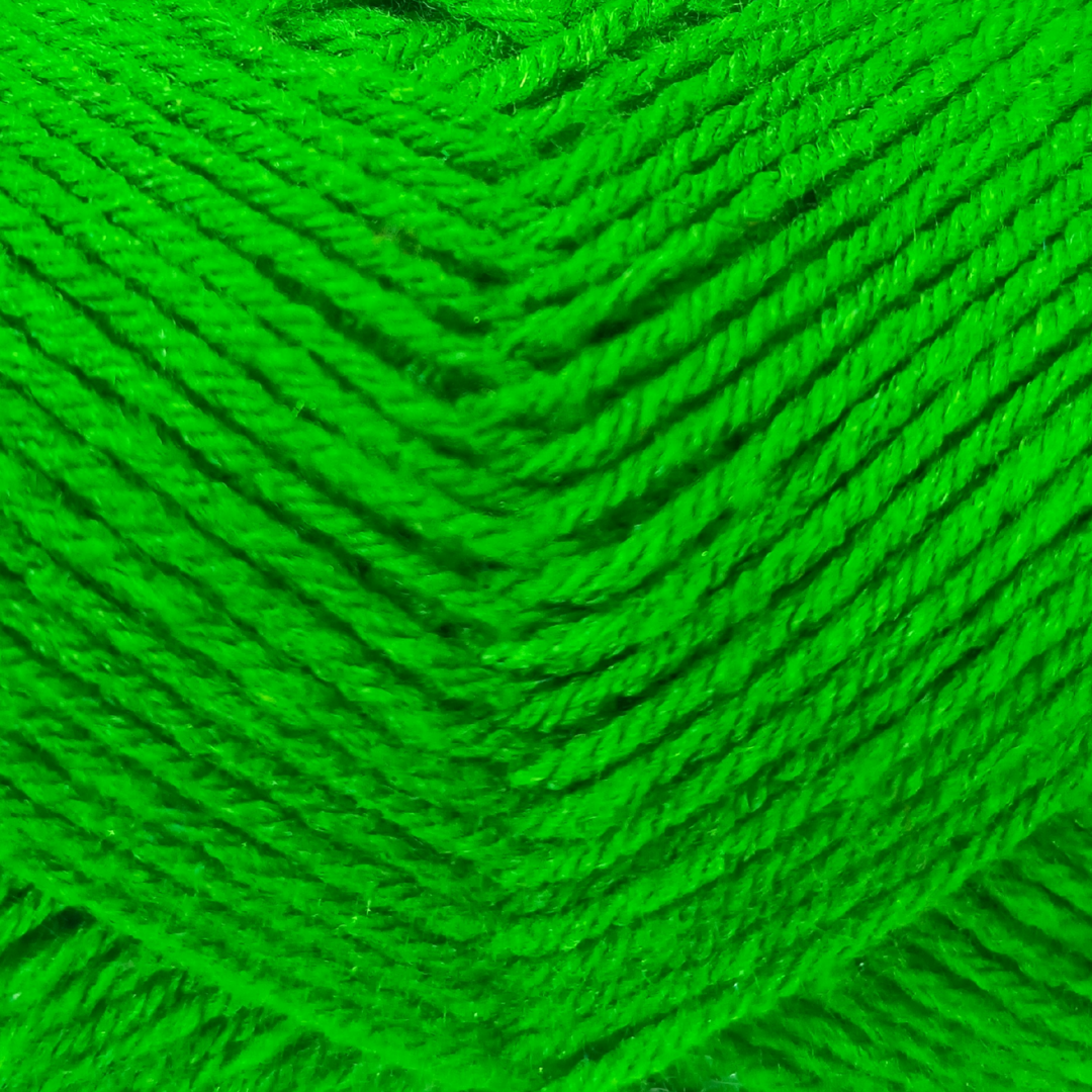 Knitsilk Acrowool – Premium Acrylic Yarn, 4 Ply (4 × 8nm), 100g Ball (200 Yards+), Wool-Like Softness | Green