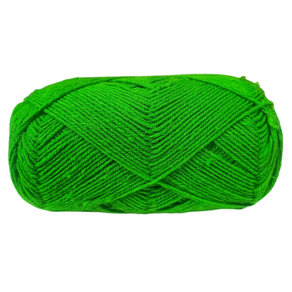 Knitsilk Acrowool – Premium Acrylic Yarn, 4 Ply (4 × 8nm), 100g Ball (200 Yards+), Wool-Like Softness | Green