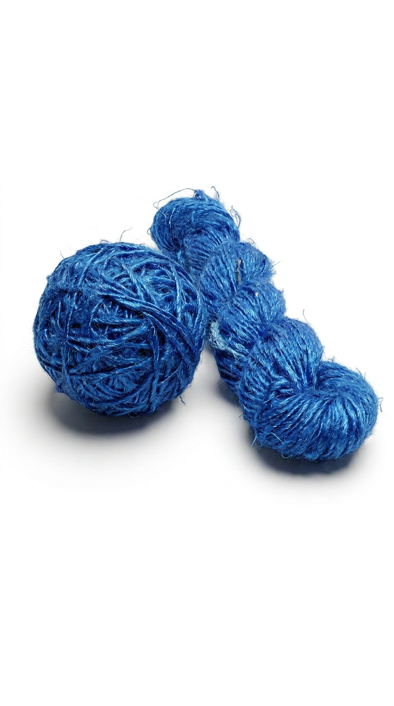 KnitSilk Banana Silk Handspun Yarn - Color BSY08 - Pack of 2 x 100g skein and ball