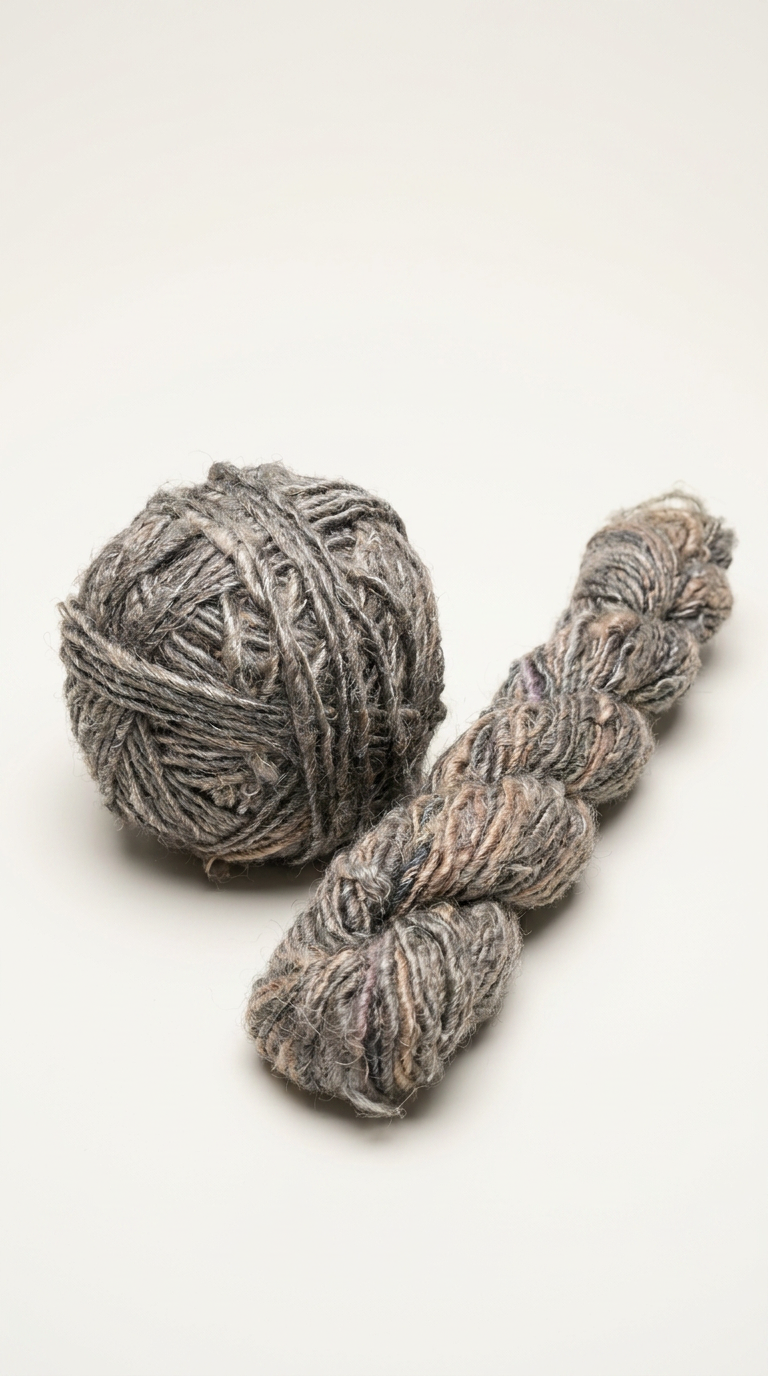 KnitSilk Banana Silk Handspun Yarn – Pack of 2 x 100g | 17 Colors | Vegan & Eco-Friendly