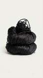 Knitsilk 3 Ply 100% Mulberry Silk Lace Weight Yarn | Perfect for Knitting, Crocheting & Weaving | Premium Quality Silk Yarn for Luxurious Projects (50g – 260 Yards, Black)