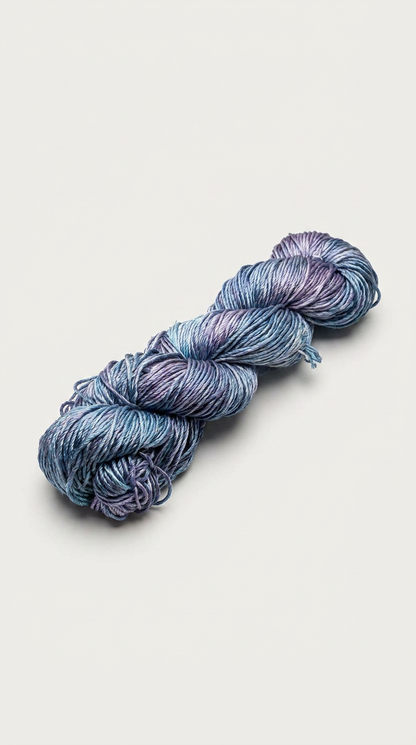 Knitsilk 3 Ply 100% Mulberry Silk Lace Weight Yarn | Perfect for Knitting, Crocheting & Weaving | Premium Quality Silk Yarn for Luxurious Projects (50g – 260 Yards, Carnations)
