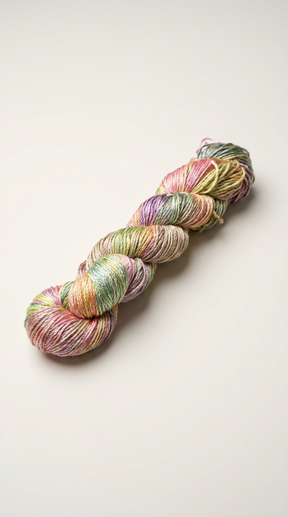 Knitsilk 3 Ply 100% Mulberry Silk Lace Weight Yarn | Perfect for Knitting, Crocheting & Weaving | Premium Quality Silk Yarn for Luxurious Projects (50g – 260 Yards, Sunflower)