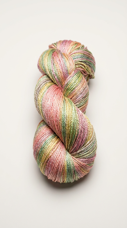 Knitsilk 3 Ply 100% Mulberry Silk Lace Weight Yarn | Perfect for Knitting, Crocheting & Weaving | Premium Quality Silk Yarn for Luxurious Projects (50g – 260 Yards, Sunflower)