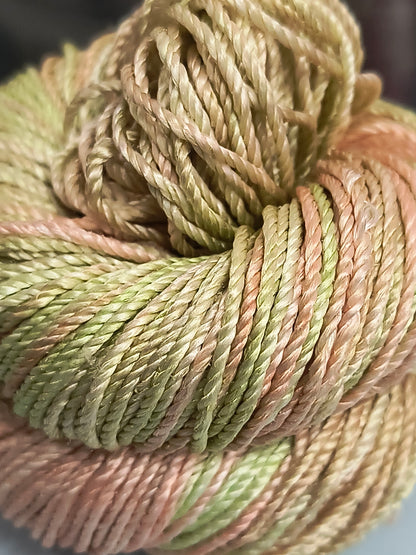 Knitsilk 3 Ply 100% Mulberry Silk Lace Weight Yarn | Perfect for Knitting, Crocheting & Weaving | Premium Quality Silk Yarn for Luxurious Projects (50g – 260 Yards, Gold)