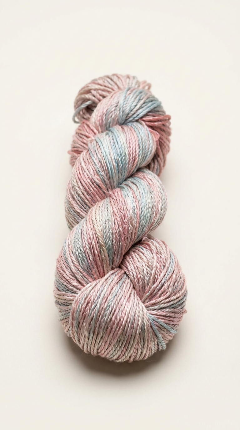 Knitsilk 3-fädiges 100% Maulbeerseide Lace Garn | Perfekt zum Stricken, Häkeln & Weben | Hochwertiges Seidengarn für luxuriöse Projekte (50g – 238 Meter, Super gold)