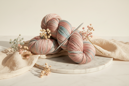 Knitsilk 3-fädiges 100% Maulbeerseide Lace Garn | Perfekt zum Stricken, Häkeln & Weben | Hochwertiges Seidengarn für luxuriöse Projekte (50g – 238 Meter, Super gold)