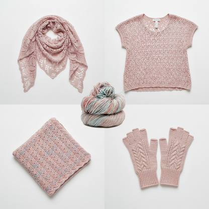 Knitsilk 3-fädiges 100% Maulbeerseide Lace Garn | Perfekt zum Stricken, Häkeln & Weben | Hochwertiges Seidengarn für luxuriöse Projekte (50g – 238 Meter, Super gold)