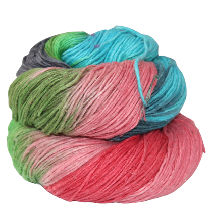 Knitsilk Recycled Mulberry Silk Roving Worsted Yarn — Hand-Dyed | 100g / 225 Yds | Copenhagen