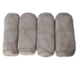 Knitsilk CottonMuse – 100% Gassed Mercerized Cotton Yarn| 4 x 75g (Total 1528 Yards), Soft, Matte Finish, Grey | Premium Crochet Thread for Apparel & DIY Crafts | Pack of 4