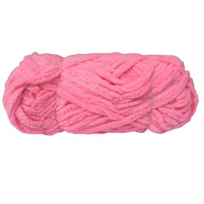 Knitsilk Baby Soft Blankie Wool Yarn | Natural, Ultra-Soft Wool for Premium Baby Blankets, Cozy Throws & Quick Projects | 100 Grams | Bright Pink