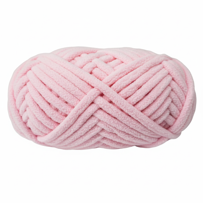 Knitsilk Baby Soft Blankie Wool Yarn | Natural, Ultra-Soft Wool for Premium Baby Blankets, Cozy Throws & Quick Projects | 100 Grams | Baby Pink