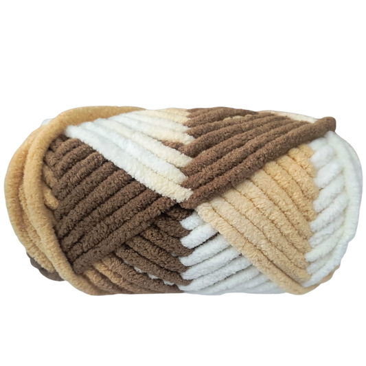 Knitsilk Baby Soft Blankie Wool Yarn | Natural, Ultra-Soft Wool for Premium Baby Blankets, Cozy Throws & Quick Projects | 100 Grams | Dark Tiger