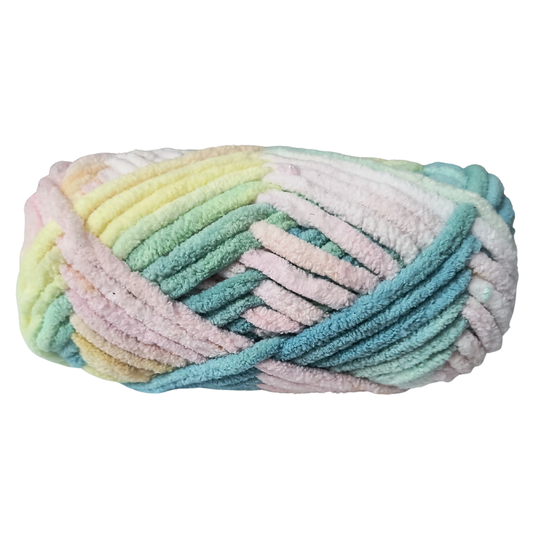 Knitsilk Baby Soft Blankie Wool Yarn | Natural, Ultra-Soft Wool for Premium Baby Blankets, Cozy Throws & Quick Projects | 100 Grams | Rainbow