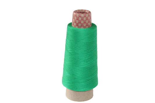Knitsilk Silk Cotton Blend Yarn – Green | 2/60NM Ultra-Fine Thread | 1400+ Yards | 50g