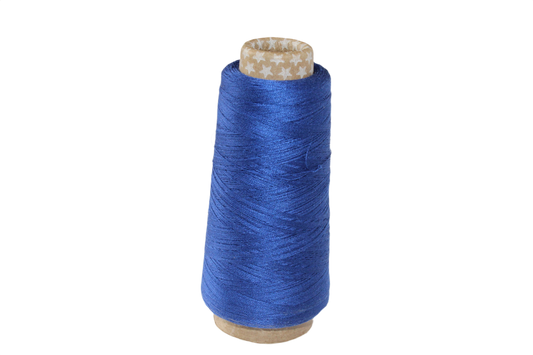 Knitsilk Silk Cotton Blend Yarn – Navy Blue | 2/60NM Ultra-Fine Thread | 1400+ Yards | 50g