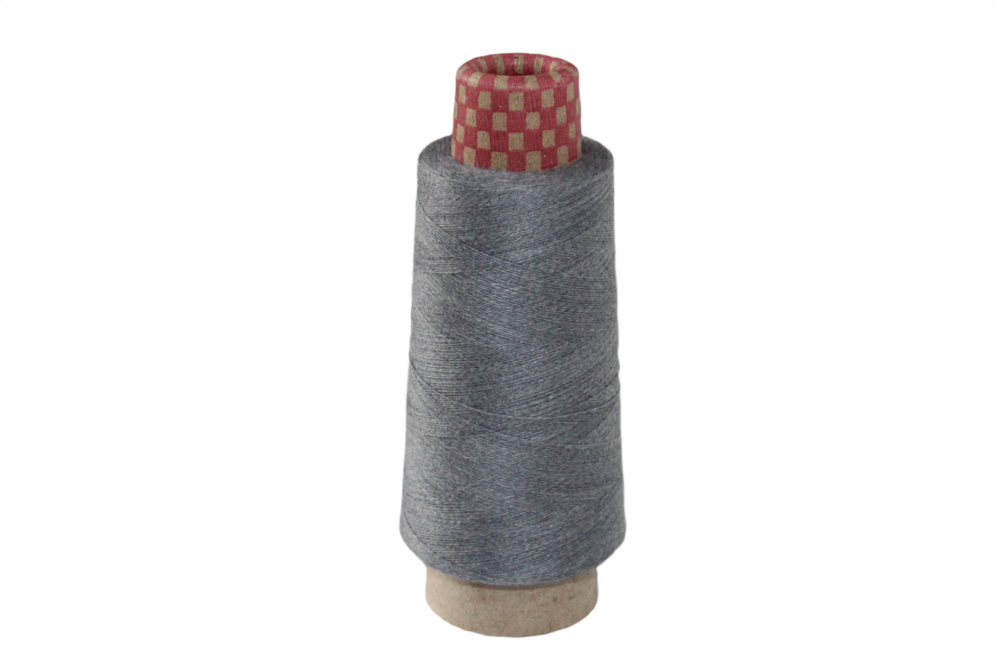 Knitsilk Silk Cotton Blend Yarn – Light Silver | 2/60NM Ultra-Fine Thread | 1400+ Yards | 50g