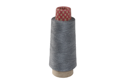 Knitsilk Silk Cotton Blend Yarn – Light Silver | 2/60NM Ultra-Fine Thread | 1400+ Yards | 50g