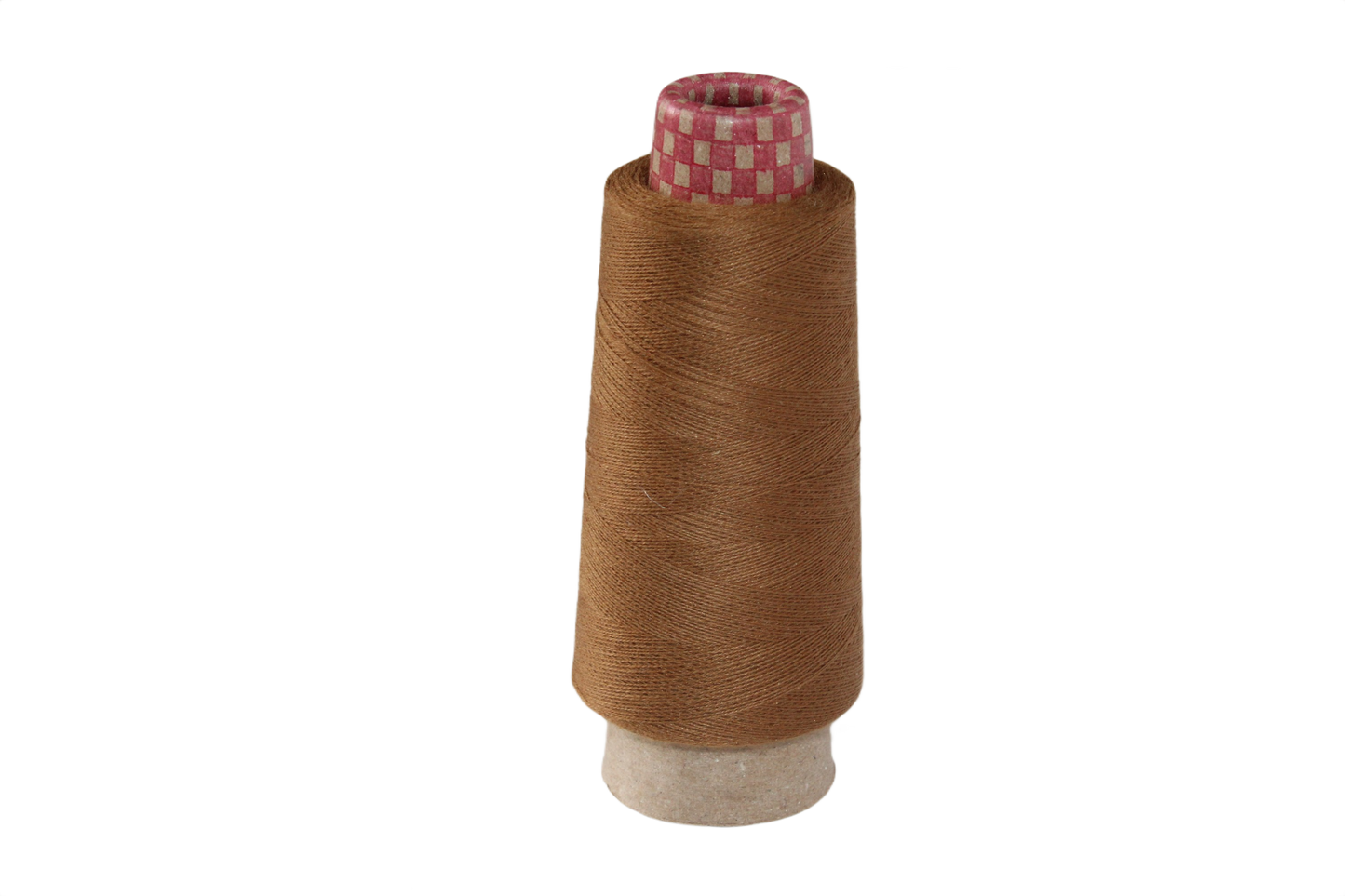 Knitsilk Silk Cotton Blend Yarn – Light Brown | 2/60NM Ultra-Fine Thread | 1400+ Yards | 50g