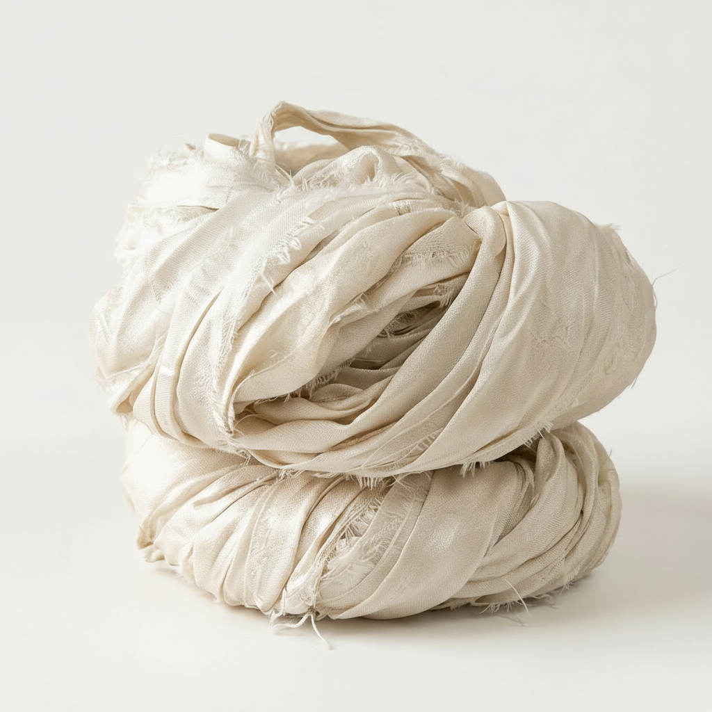Close-Up – Ribbon Yarn Texture