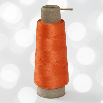 Closeup – Orange Silk Thread Texture