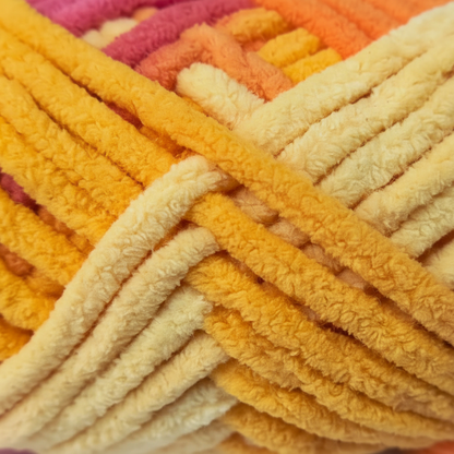 Closeup - Pink Yellow Orange