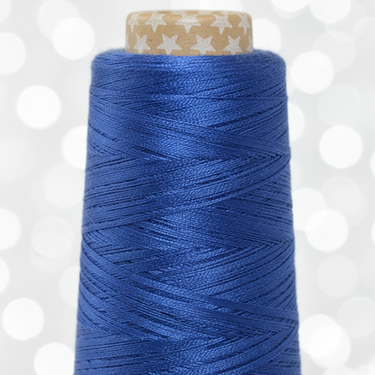 Closeup – Royal Blue Silk Thread Texture