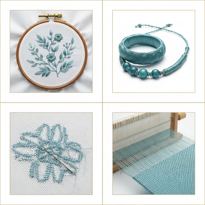 Collage - Aqua Blue